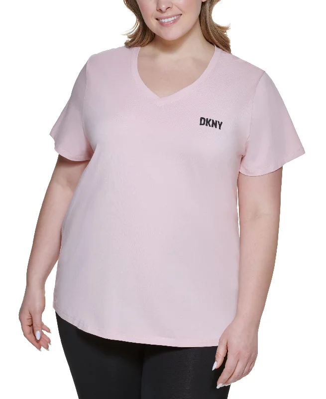 DKNY Sport Plus Size Logo Tee