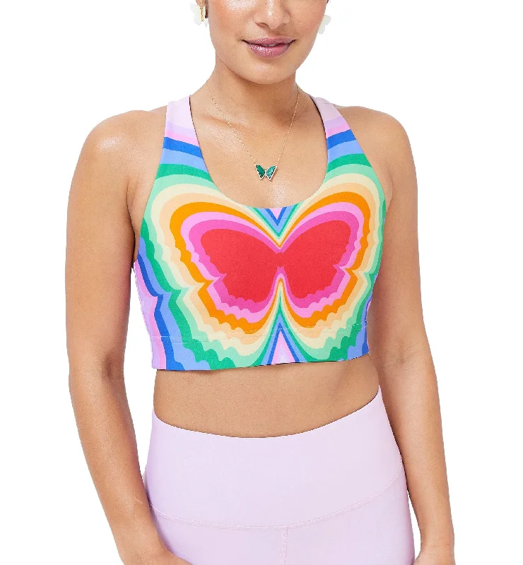 Terez Womens Tie Dyed Sports Bra