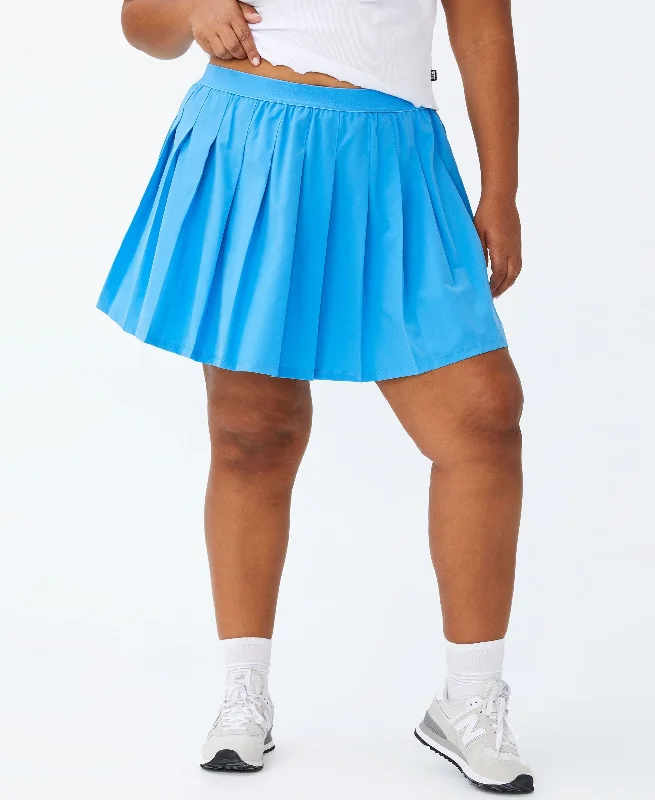 Trendy Plus Size Active Match Point Tennis Skirt