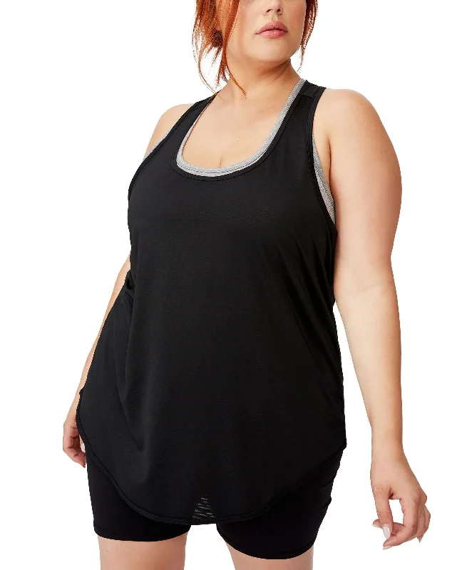 Trendy Plus Size Active Tank Top