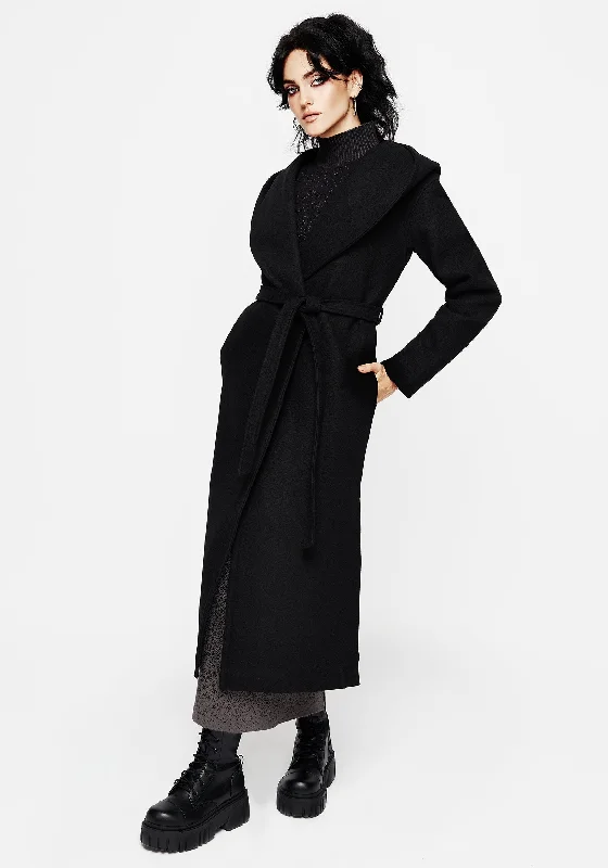 Catacomb Hooded Belted Coat