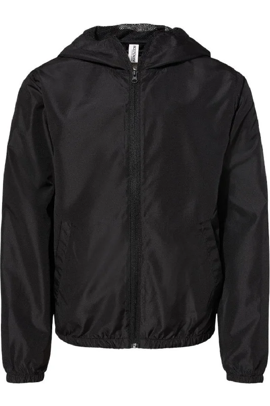 Independent Trading Co. Youth Lightweight Windbreaker Full-Zip Jacket