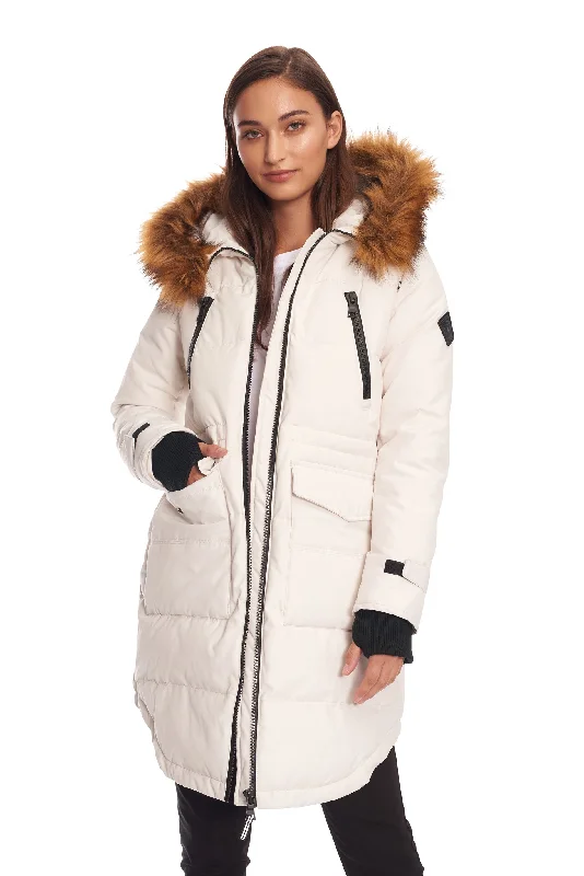 UKON | WOMEN'S VEGAN DOWN (RECYCLED) DRAWSTRING PARKA