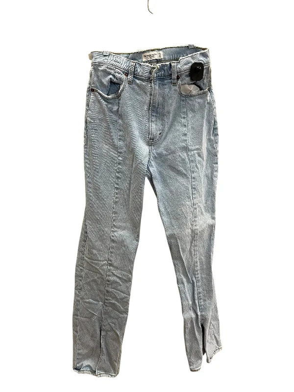 Jeans Boyfriend By Abercrombie And Fitch In Blue Denim, Size: 6