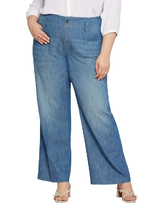 NYDJ Plus Teresa Fantasy Wide Leg Jean