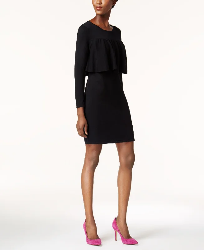 Alfani Ruffle Trim Sweater Dress