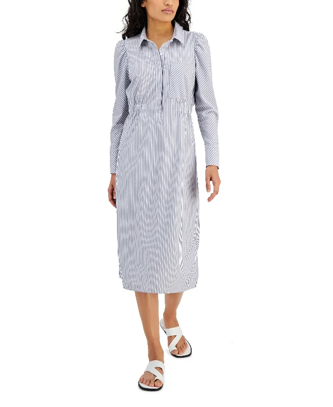 Alfani Striped Shirtdress