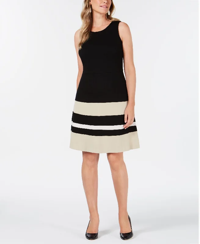 Charter Club Colorblocked Shift Dress