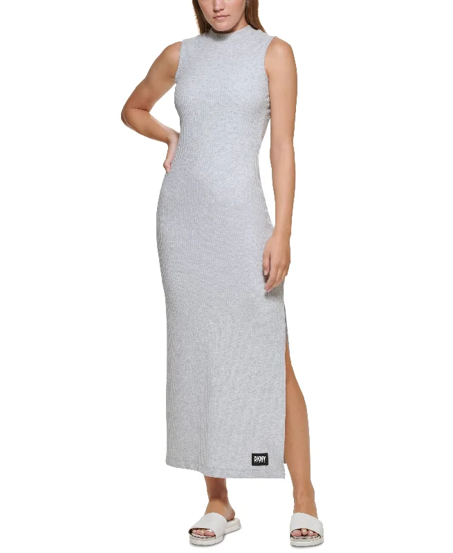 DKNY Jeans Sleeveless Mock Neck Dress