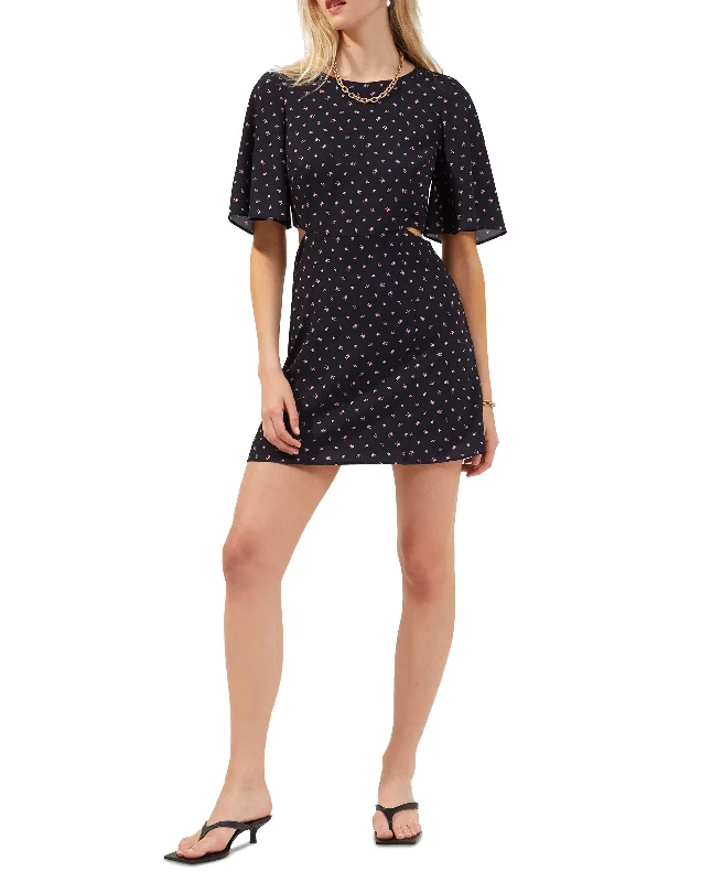 French Connection Augustine Verona Side Cutout Dress