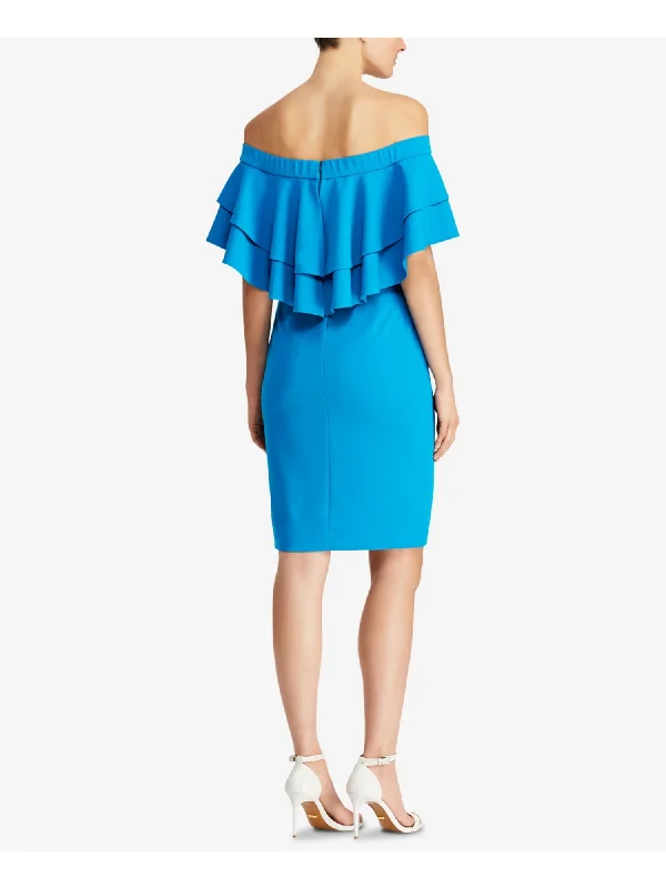 Lauren Ralph Lauren Tiered Overlay Dress