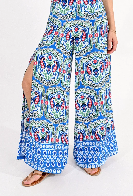 Molly Bracken Blue Athena Palazzo Trouser