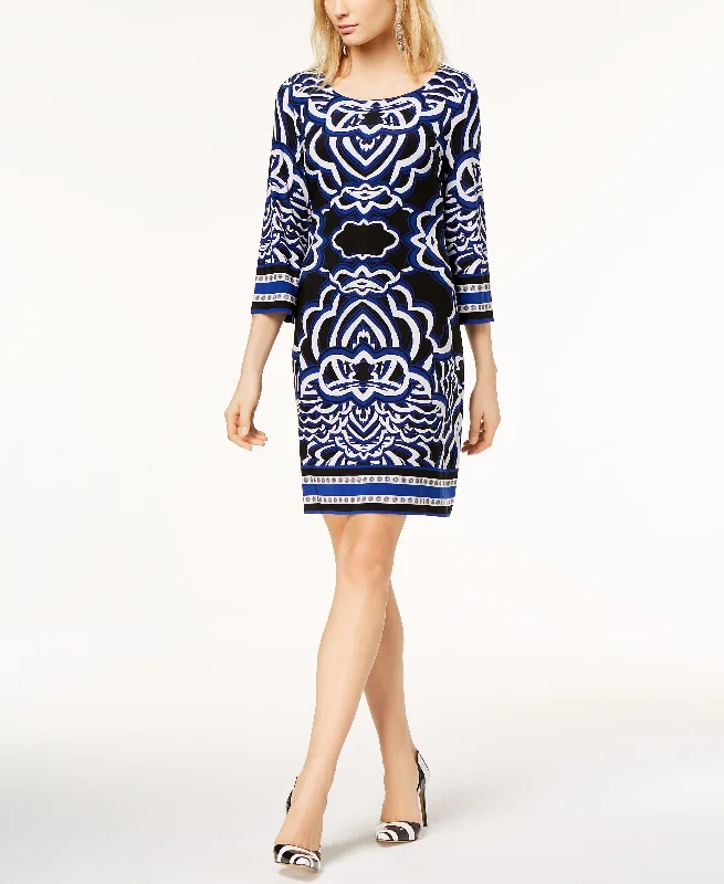 Printed Sheath Dress