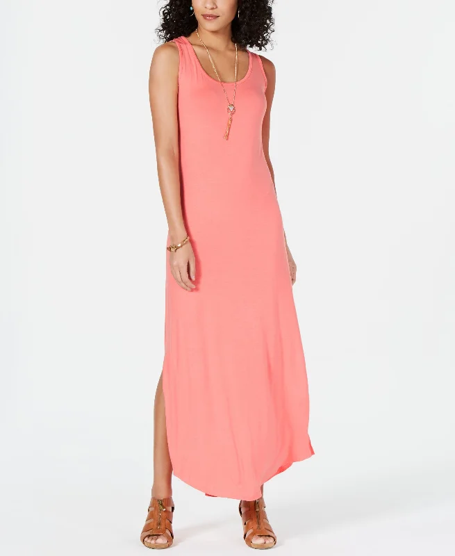 Sleeveless Slit Maxi Dress