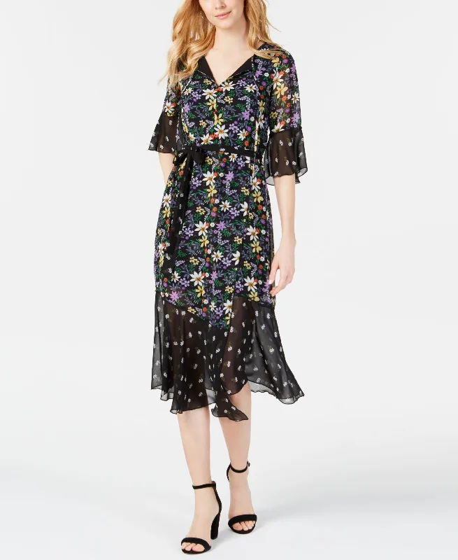 Taylor Twin Print Midi Dress