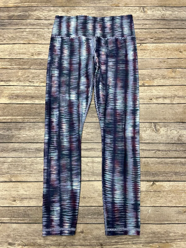 Athletic Leggings By Athleta In Tie Dye Print, Size: M