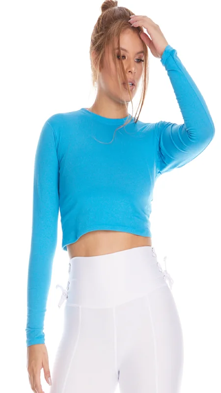 Befine Long Sleeve Crop Top (cotton)