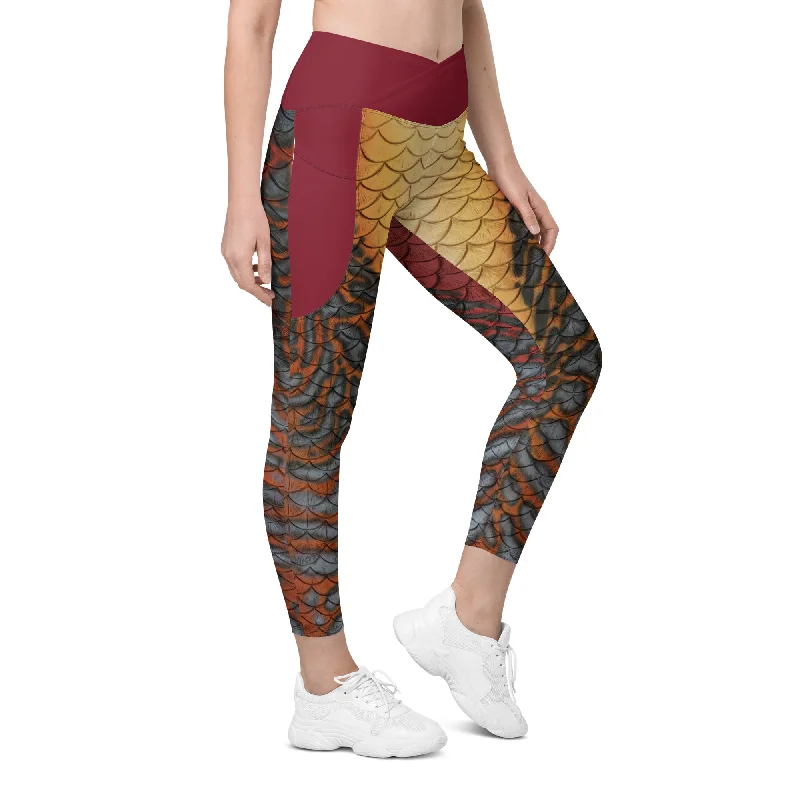 Firestone Cross Waist Leggings with Pockets