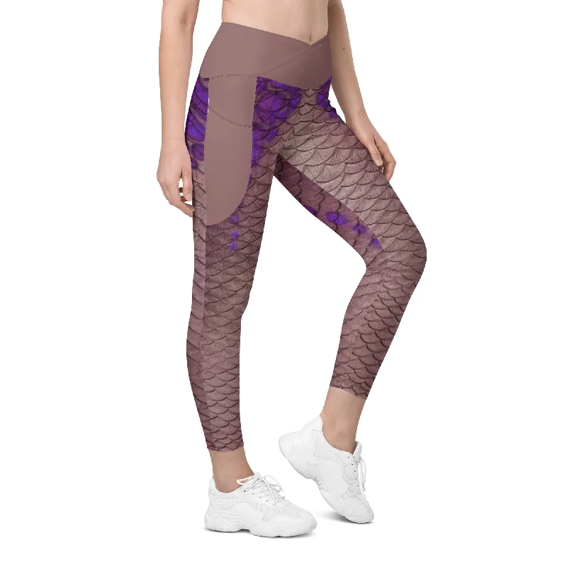 Novaya Cross Waist leggings with pockets