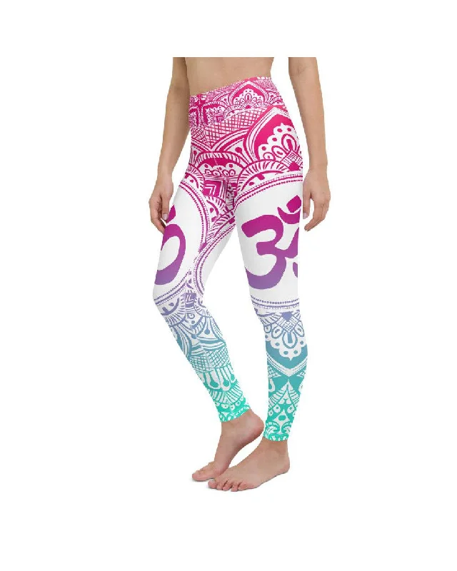 Bright OM Yoga Pants