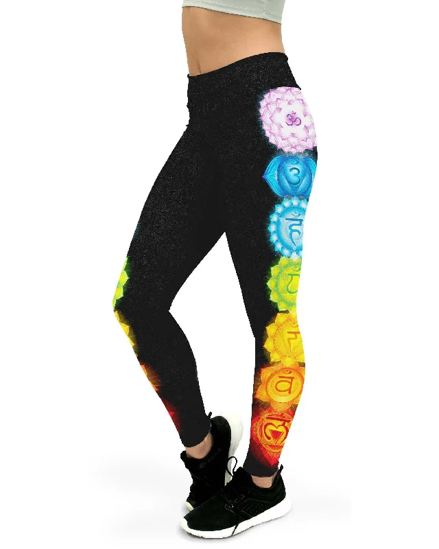 Chakras Yoga Pants