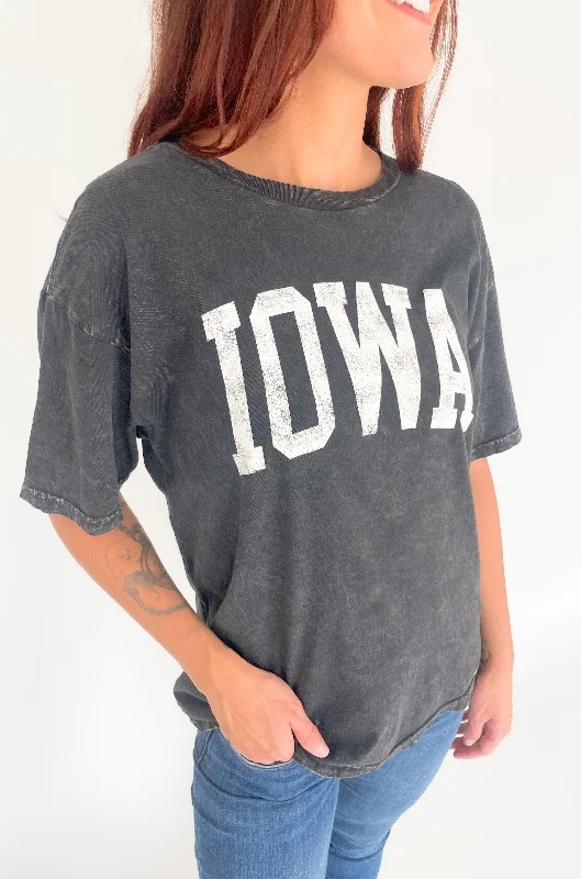 IOWA Mineral Washed Graphic Tee