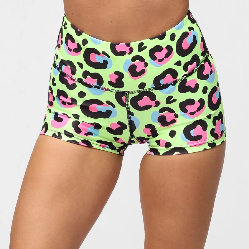 Lemon Leopard TikiBooty Shorts