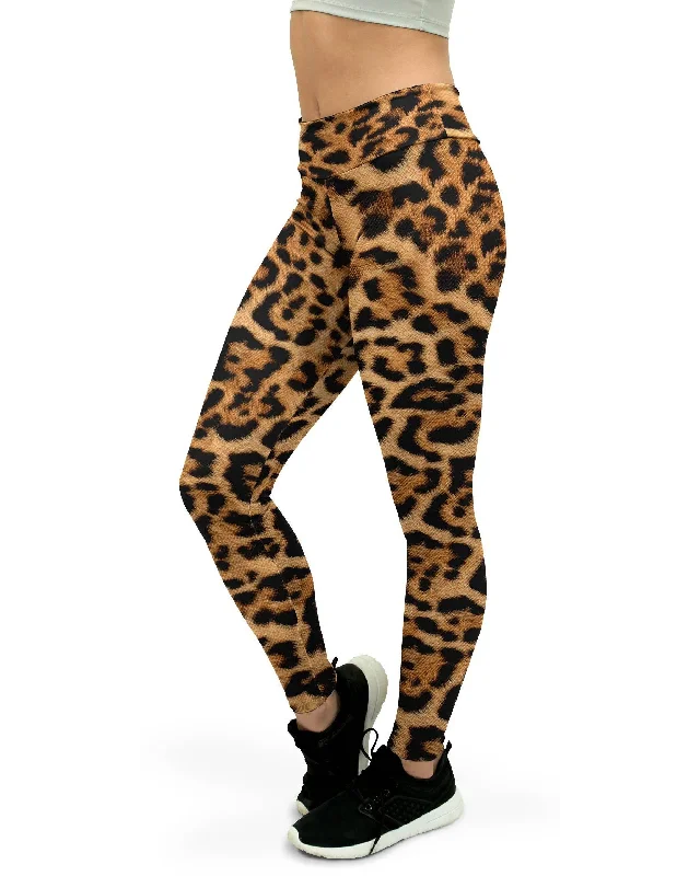 Leopard Skin Yoga Pants