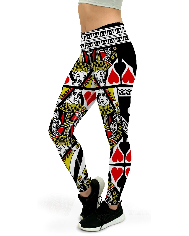 Queen of Hearts Yoga Pants