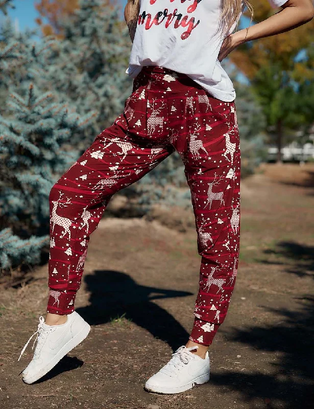 SA Exclusive Reindeer Rendezvous Harem Pocket Pants