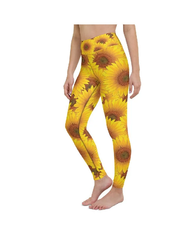 Sunflower Yoga Pants