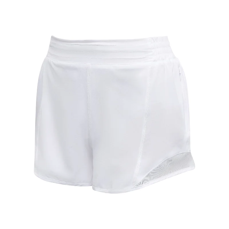 White 2.5" Women's shorts