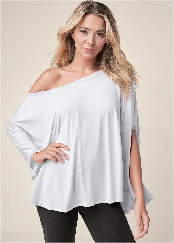 Asymmetrical Top - White